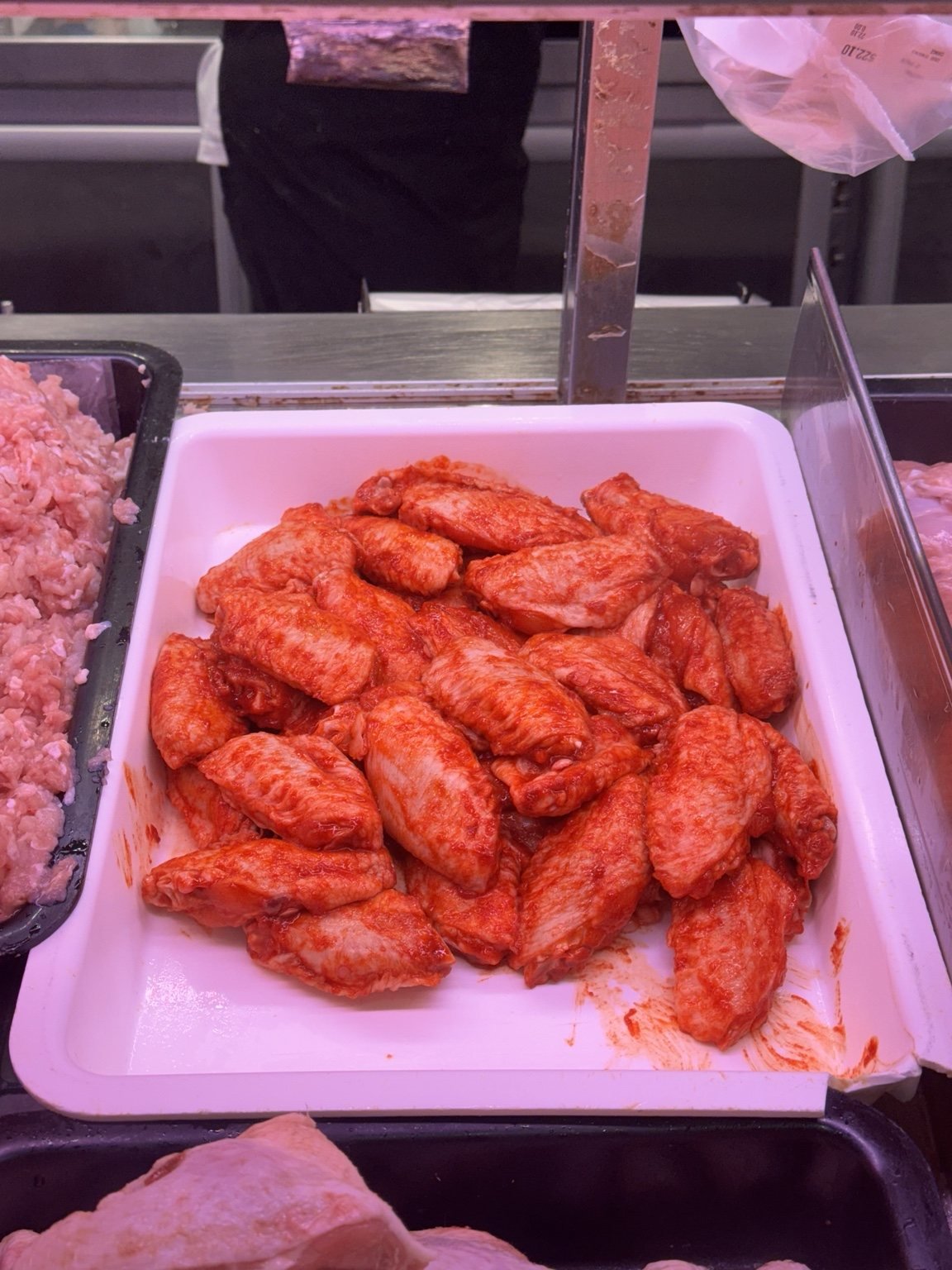Marinated chicken wings